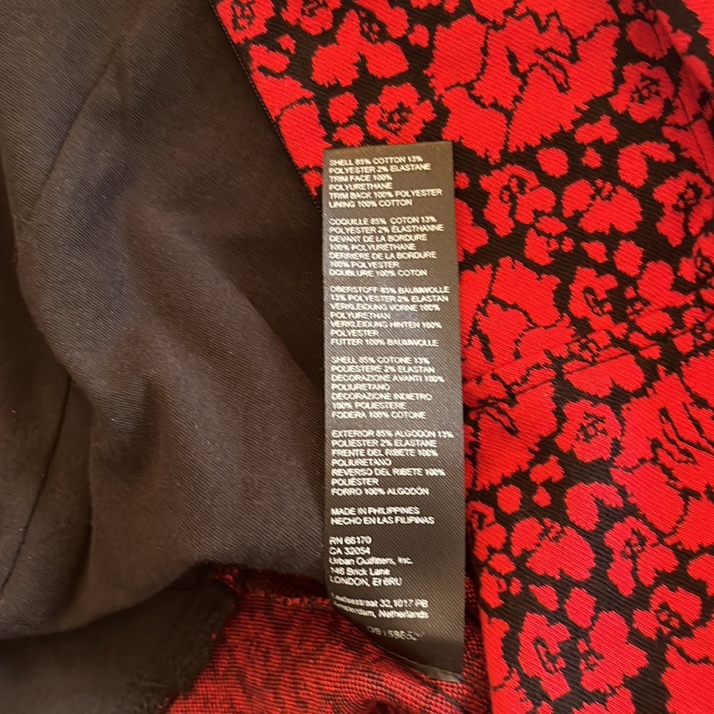 ANTHROPOLOGIE MAEVE PRINTED SWEEETHEART JUMPSUIT RED SIZE 10 NWT - Picture 8 of 14